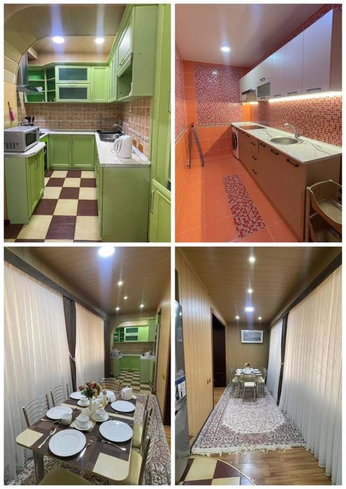 Ойбек 3/3/4 мебель+техника балкон-2/6 80квм