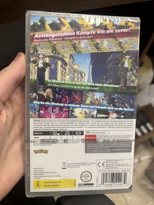 Joc Nintendo Switch Pokemon Legends Z-A Nou Sigilat