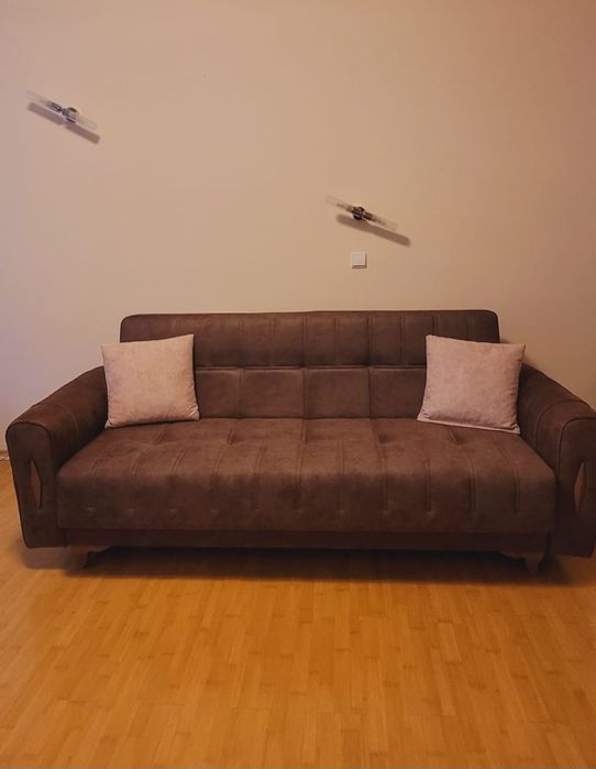 Canapea extensibila Maria, lada depozitare 220/85/80 maro