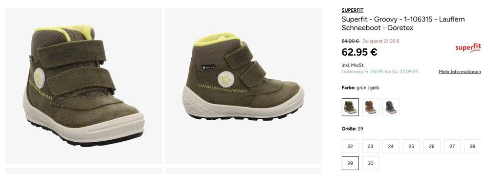 Нови боти, ботуши, апрески - Geox, Puma, Superfit, New Balance - н. 30