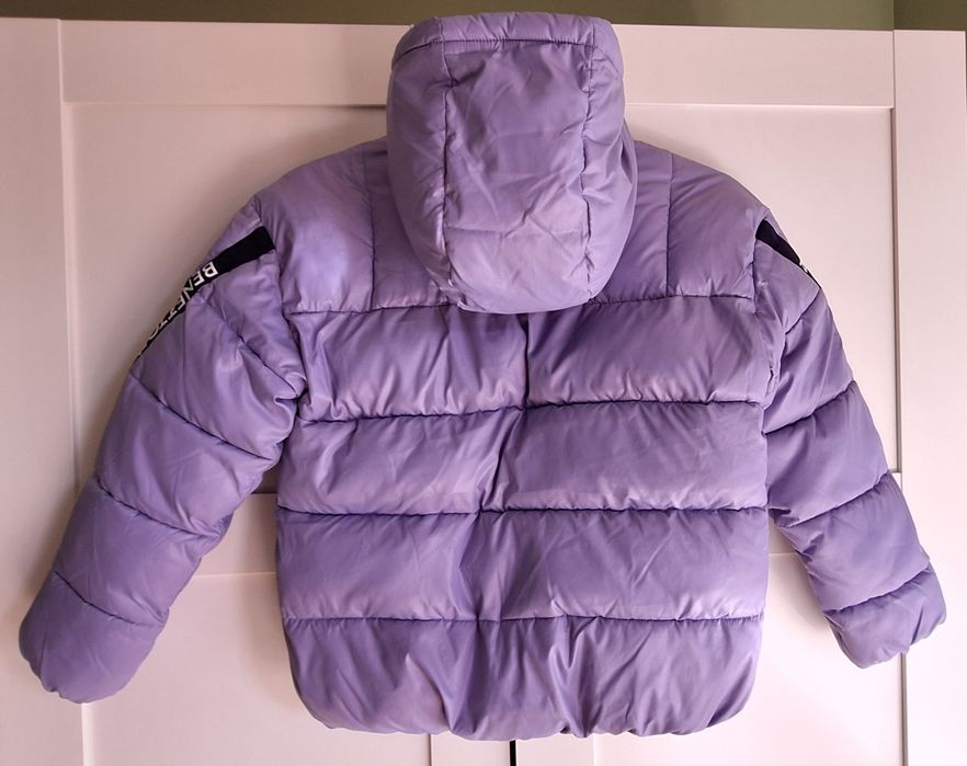 Детско зимно яке Benetton за момиче до 140см размер L без никакви забе
