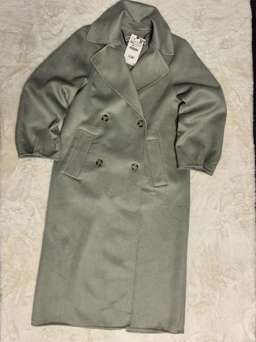 Palton Zara amestec de lana masura XS oversized