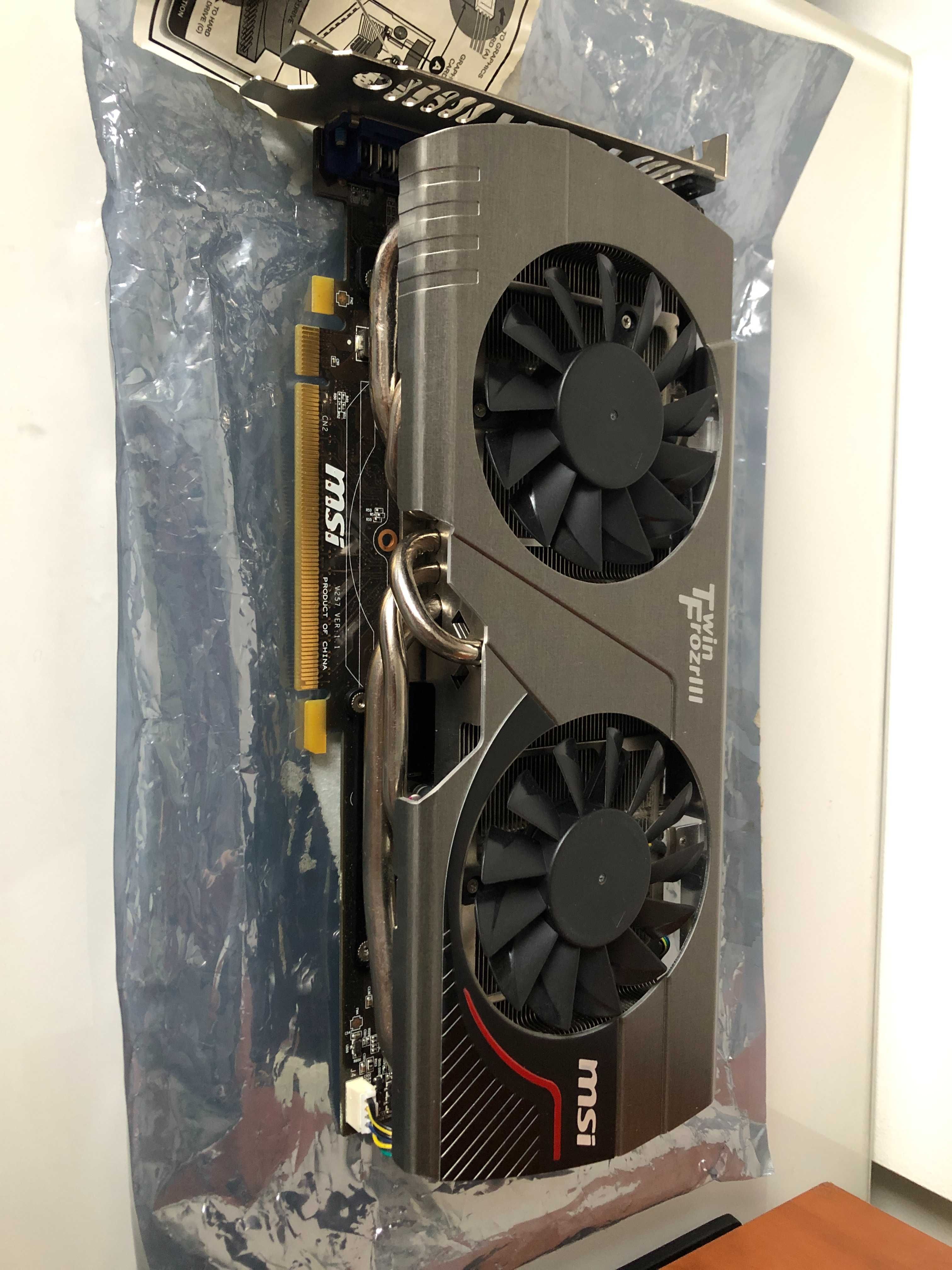Placă video MSI nVidia GeForce GTX 570 1280MB GDDR5 DVI HDMI