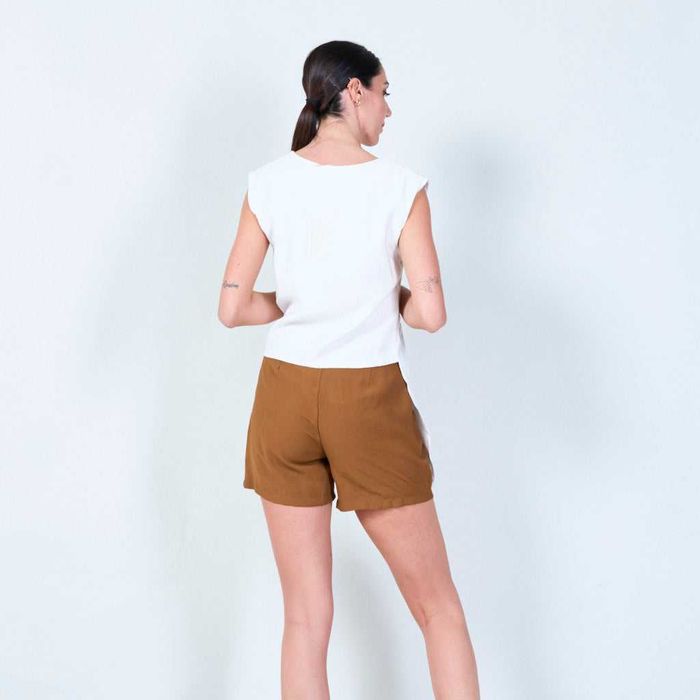 Top asimetric dama, alb, brand doremi