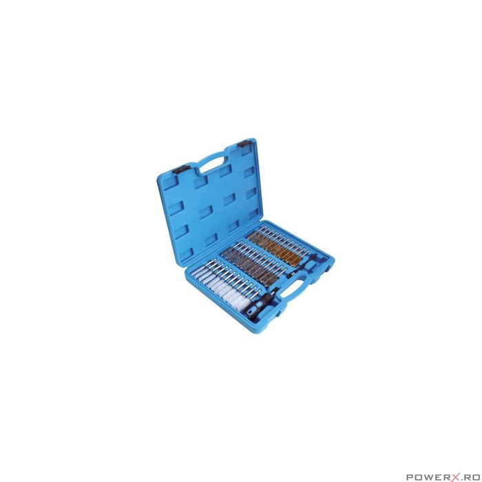 Trusa cu perii de sarma rotunde 8-19 mm, 38 piese Satra