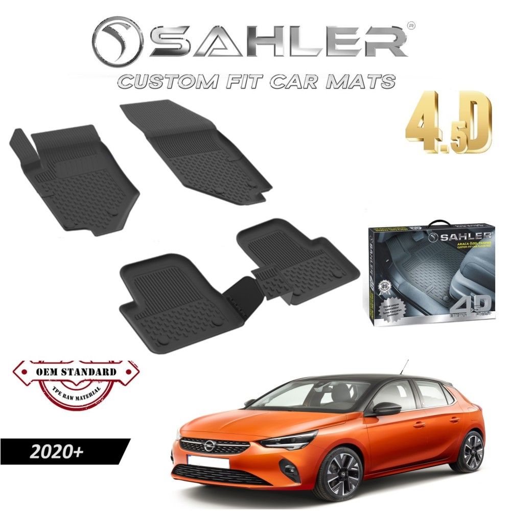 Гумени Стелки SAHLER 4D OPEL CORSA F 2020 +