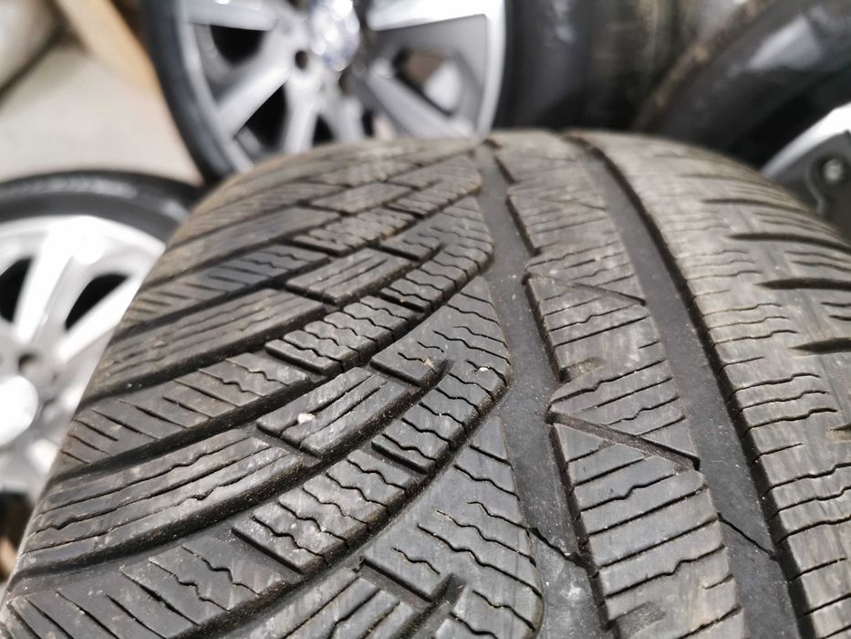 Jante Originale Mercedes S-class R 17 cu anvelope de iarna