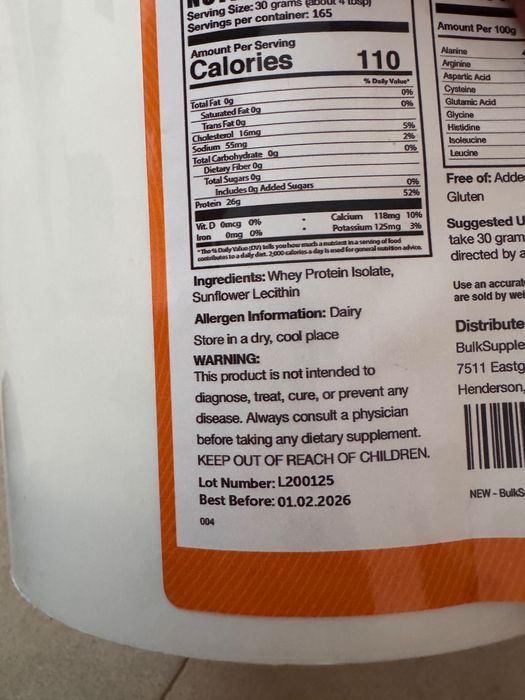 Whey Протеин 5 кг "Ликвидация"