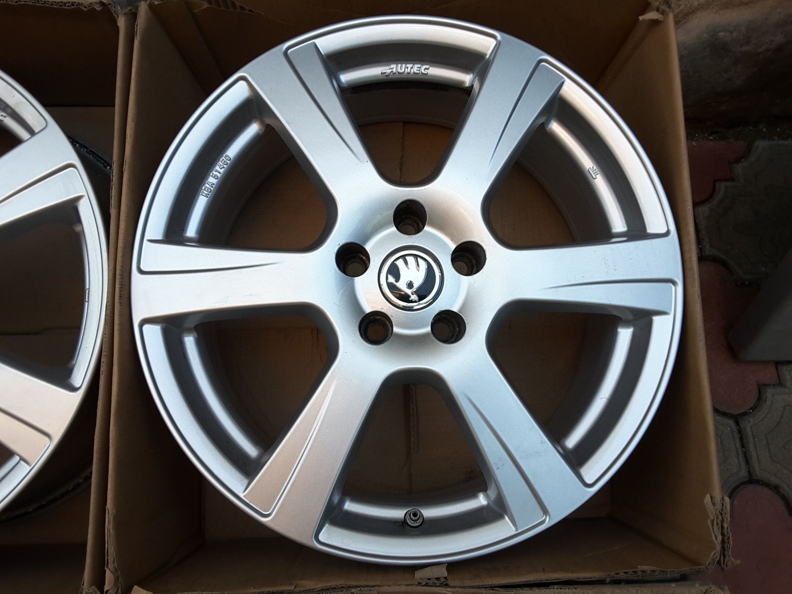 jante aliaj 18; 5x112; Skoda Kodiaq, Karoq, Superb, Octavia Scout