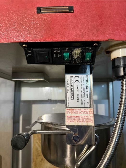 Aparat profesional de popcorn Gold Medal Ultra Sixty Special 2656EX