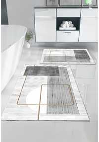 Неплъзгаща се основа Миещи се килими за баня Комплект от 2 бр