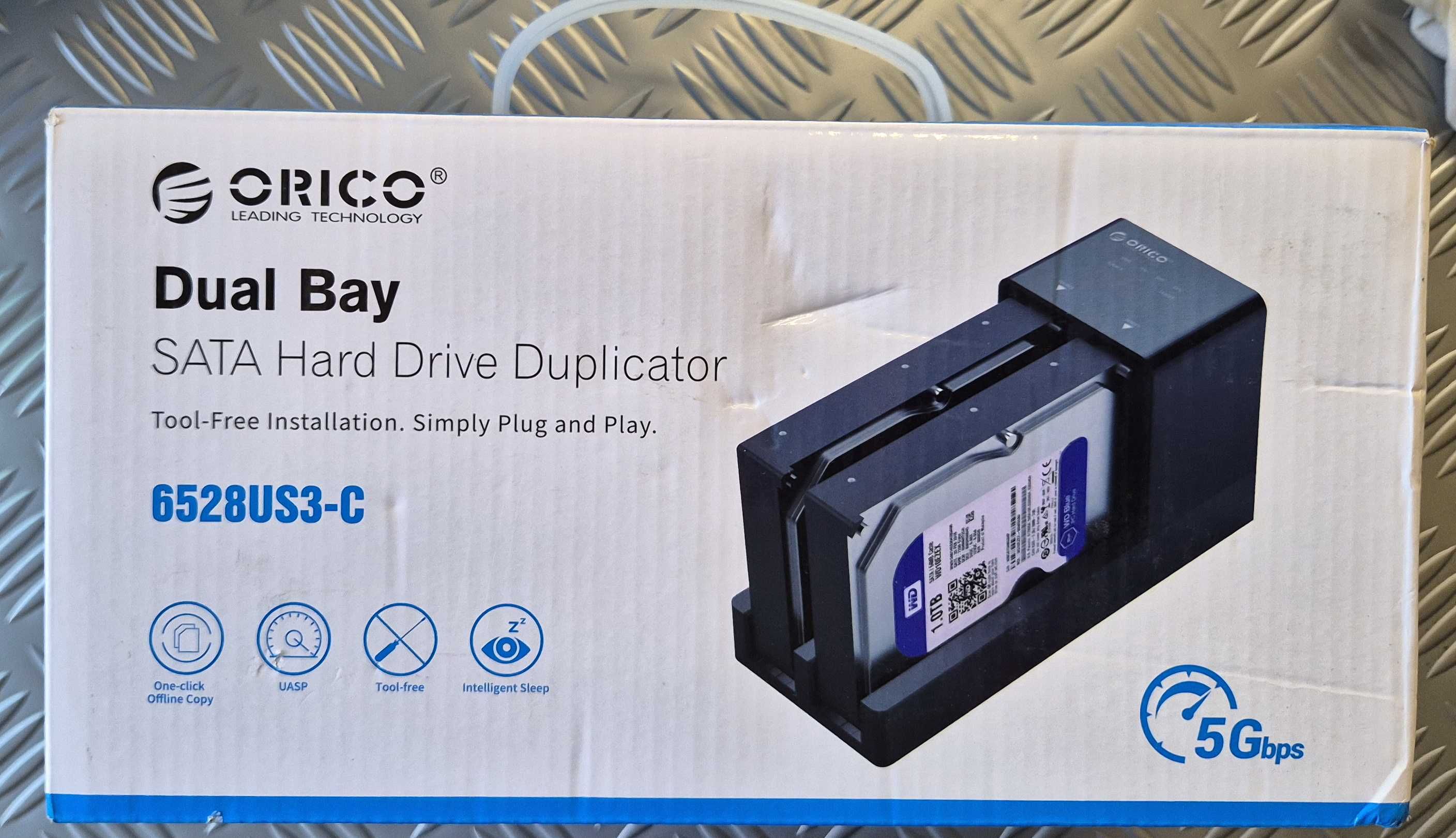 Дупликатор за твърд диск Orico - 6528US3-C, USB 3.0, 2x 2.5''