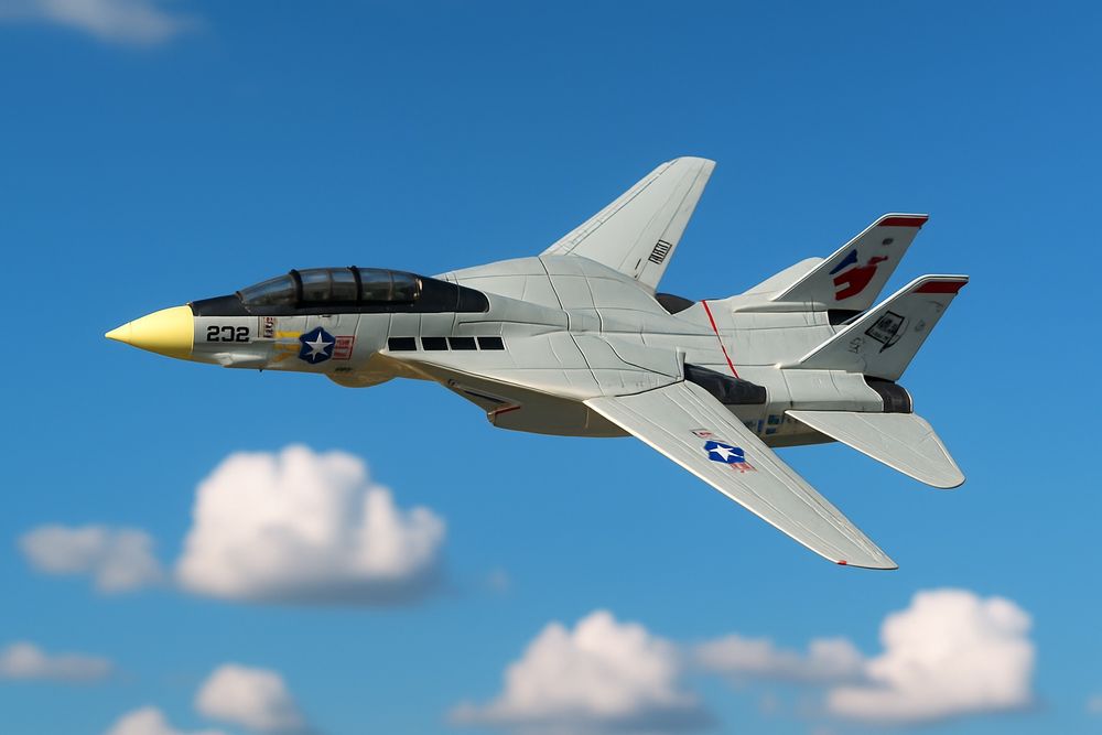 Самолет F14 tomcat /декоративен със стойка 1:72