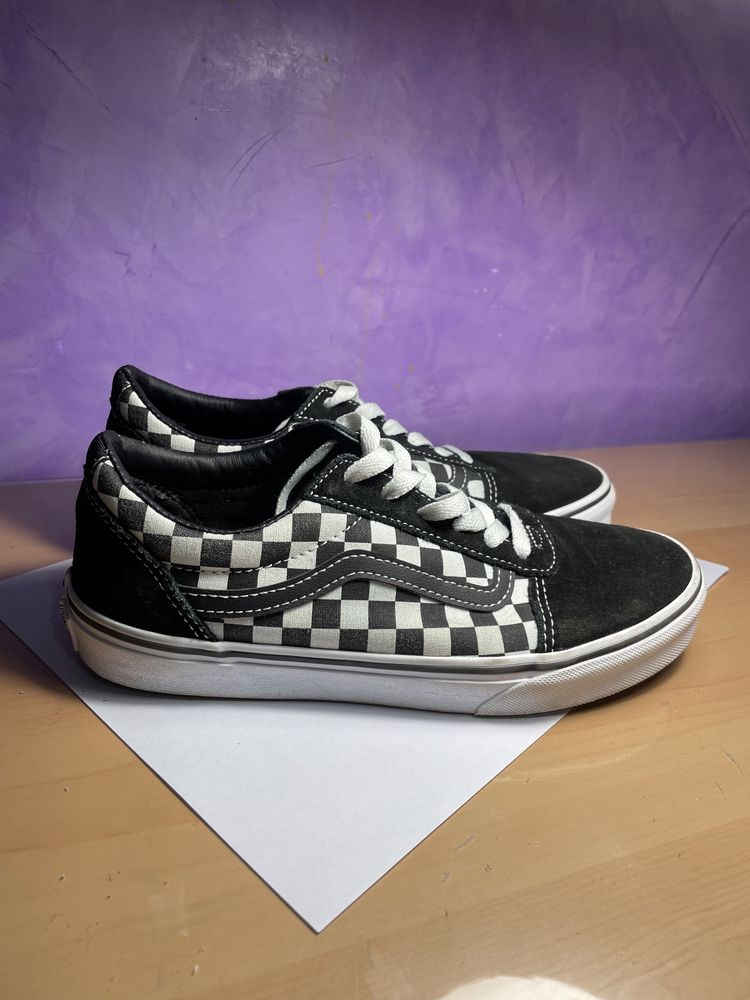 Vans Ward YT Chekered Black/True White