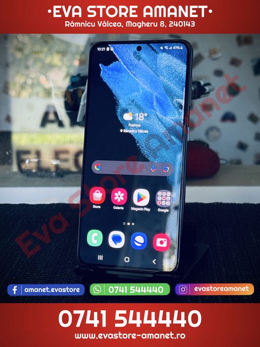 SAMSUNG Galaxy S21 5G Black 256GB 8GB RAM Dual SIM