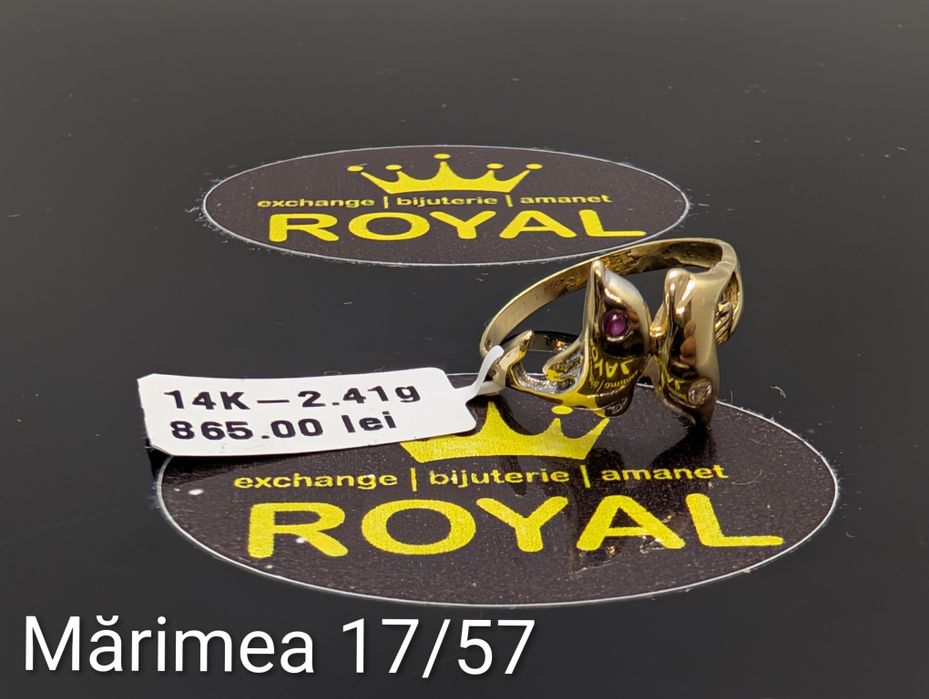Bijuteria Royal: Inel aur 14k/2.41 gr