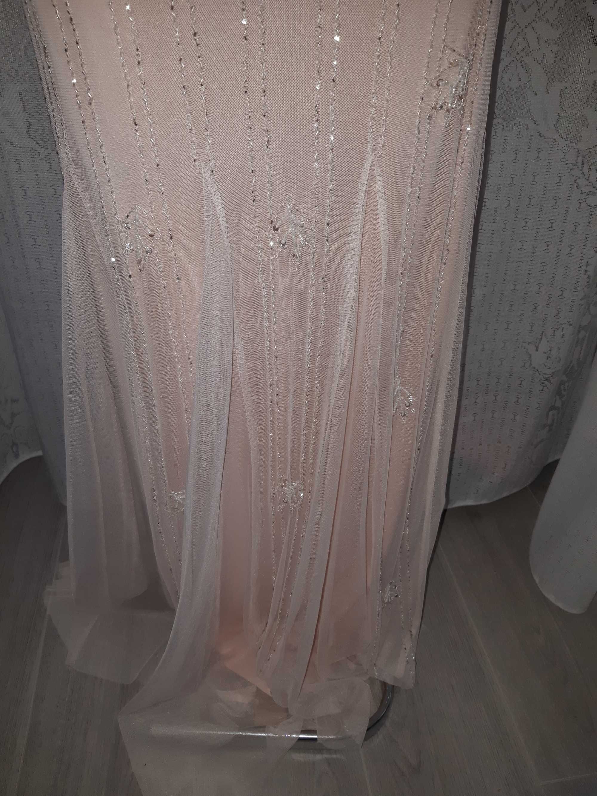 rochie ocazie lunga cu paiete