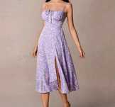 Rochie de vară cu crăpătură
