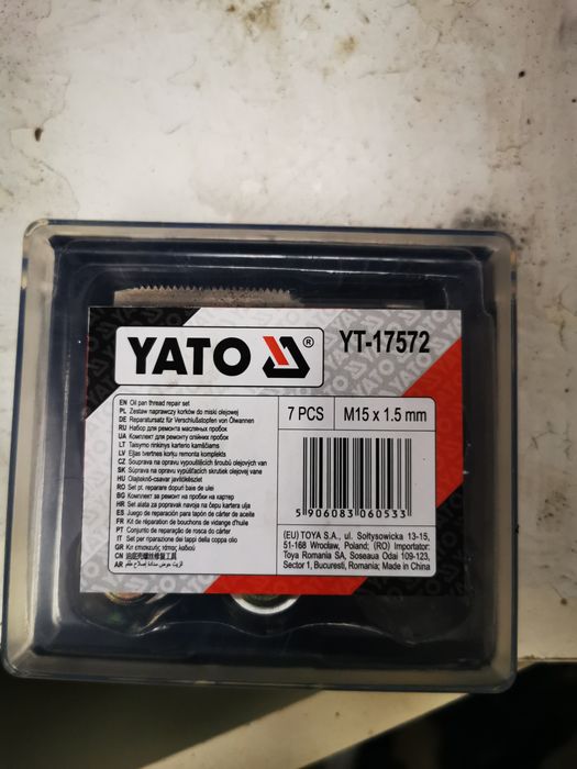 Vand kit reparatii filet baie ulei YATO M15 - 1.5