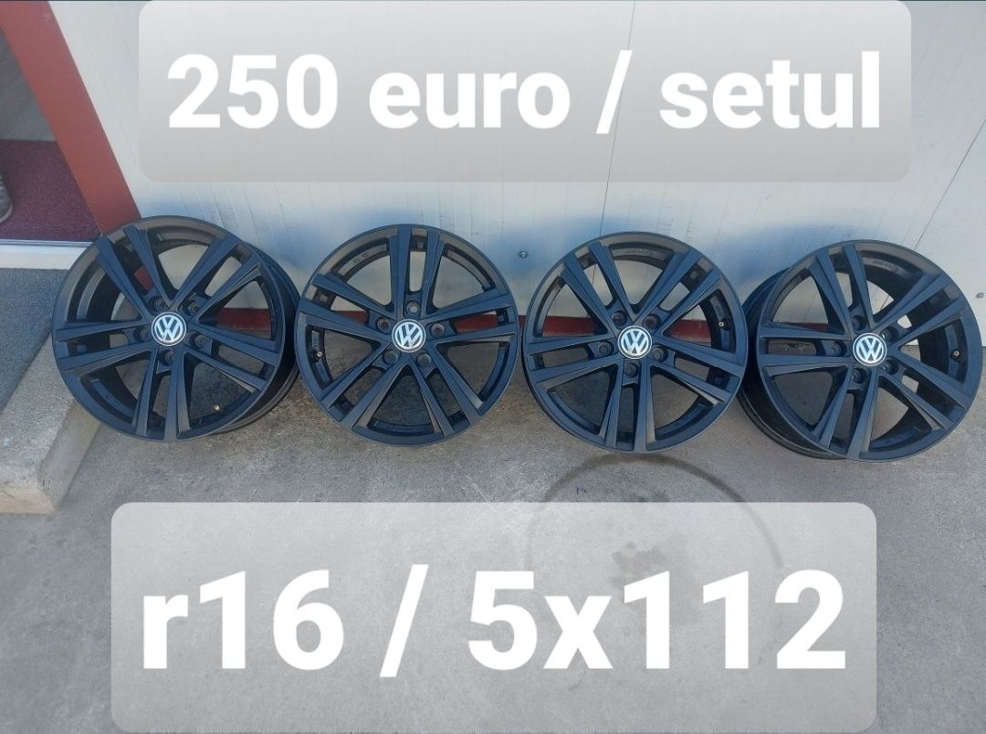 Jante aluminiu r16 / Vw Audi Skoda Seat / 5x112 / ET 43
