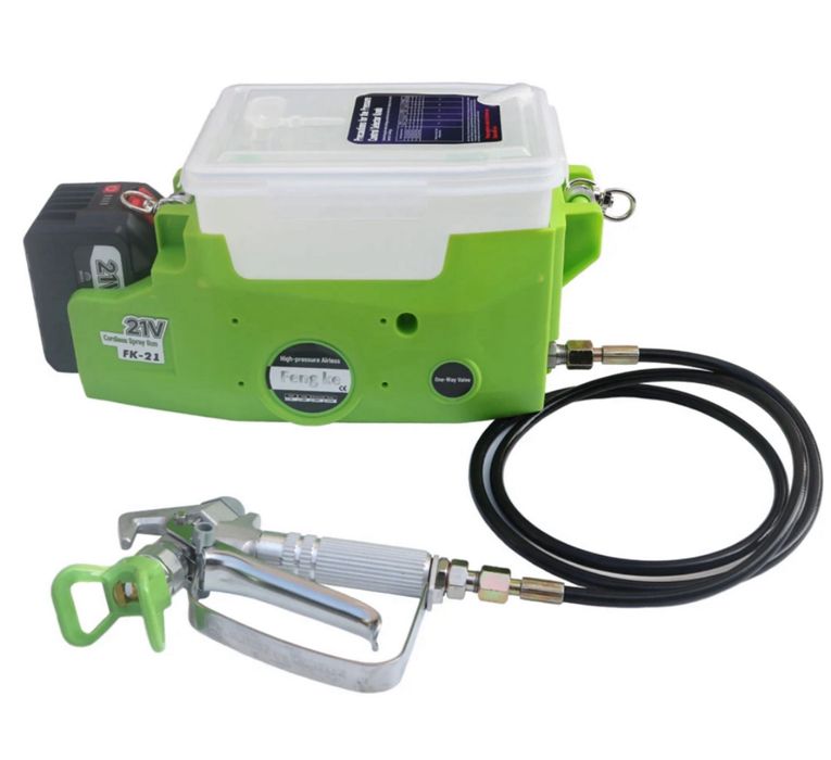 Машина за безвъздушно боядисване на батерия - дебит 1,1 л/мин 550 W !