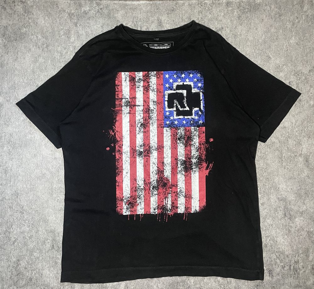 Tricou original Rammstein – turneu America 2022 –  cu imprimeu XL
