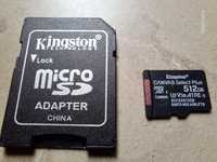 Card MicroSD 512 GB Kingston.