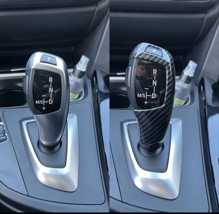 Autocolant schimbător bmw fibra de carbon