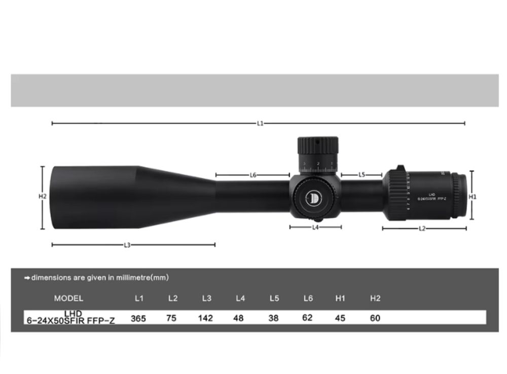 Оптика Discovery LHD 6-24x50SFIR FFP-Z