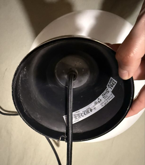 Висяща Лампа Икеа Бяла