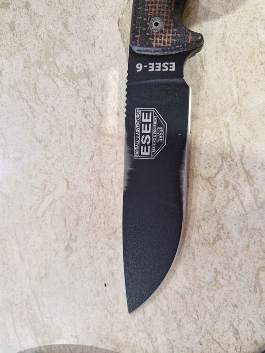 Нож ESEE 6 molle back, the knife connection чирени