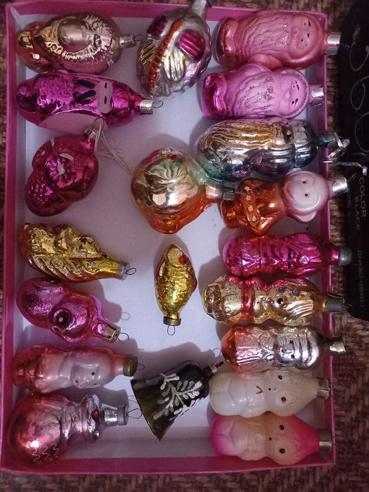 СССР елочные игрушки 50-70гг, см.все фото.