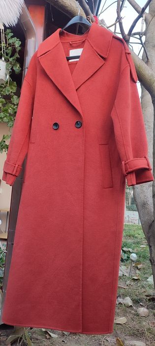 Palton dama cărămiziu nou Yaya women