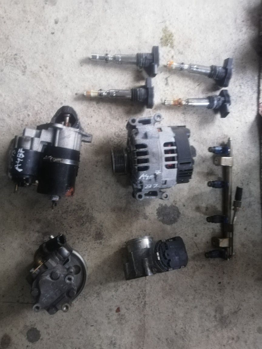 Alternator,electromotor,bobine,rampa injector,clapeta Audi A4B7, 1,8 B