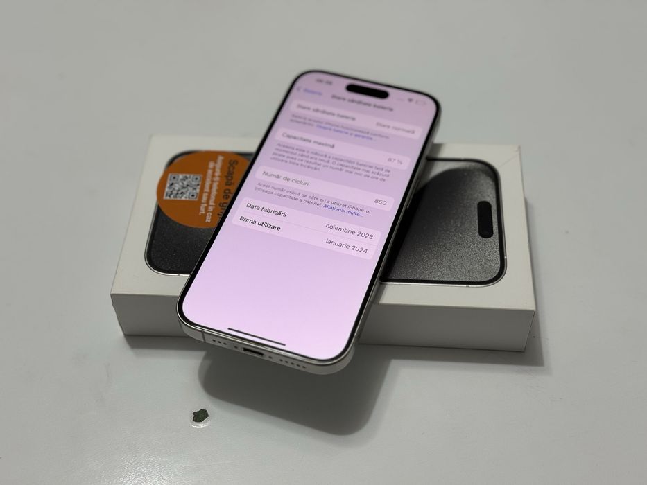 Iphone 15 Pro 256GB Alb