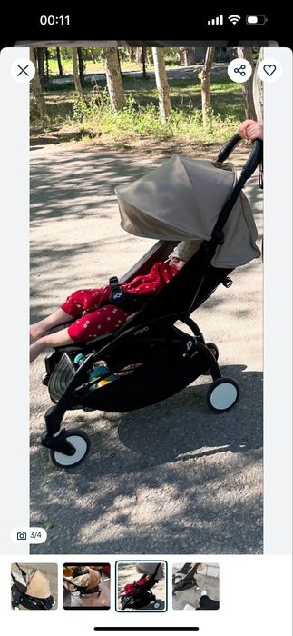 Коляска yoyo2 прогулочная и люлька 2в1