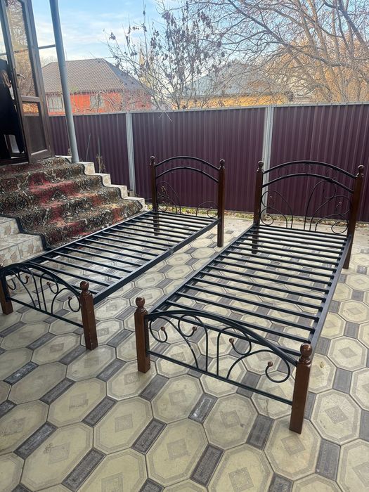 Кровать односпальные 200х90 ковоный