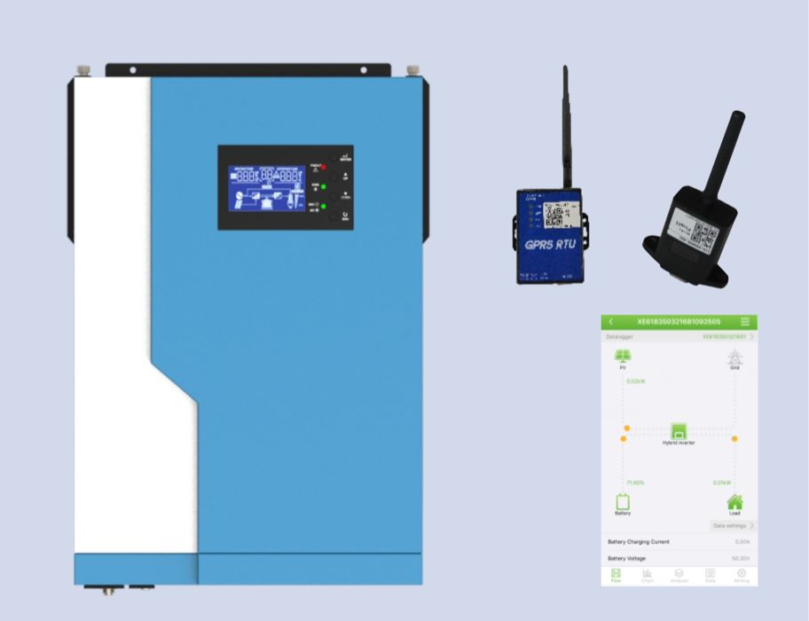 Invertor solar Offgrid 24V 3.5Kw 7Kw Sinus Pur Cu Regulator MPPT 100A