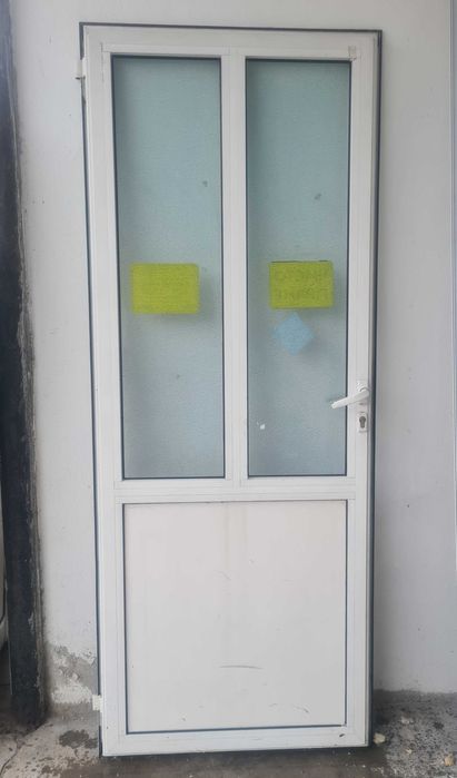 Aлуминиева врата със стъклопакет 86x220cm + каса