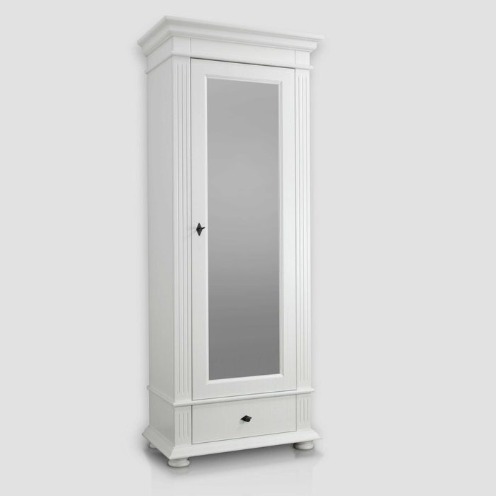 Set mobila hol Verona 3-3, lemn masiv, alb