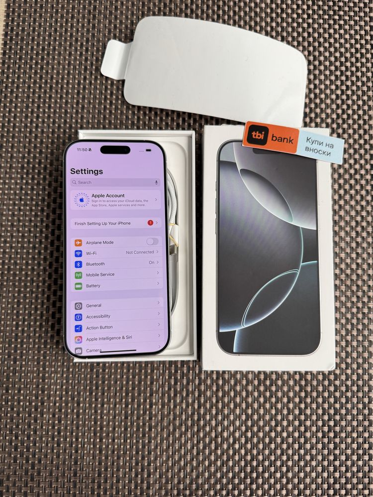 НОВ!/*ЛИЗИНГ*/ iPhone 16 Pro 128Gb White Titanium / Айфон