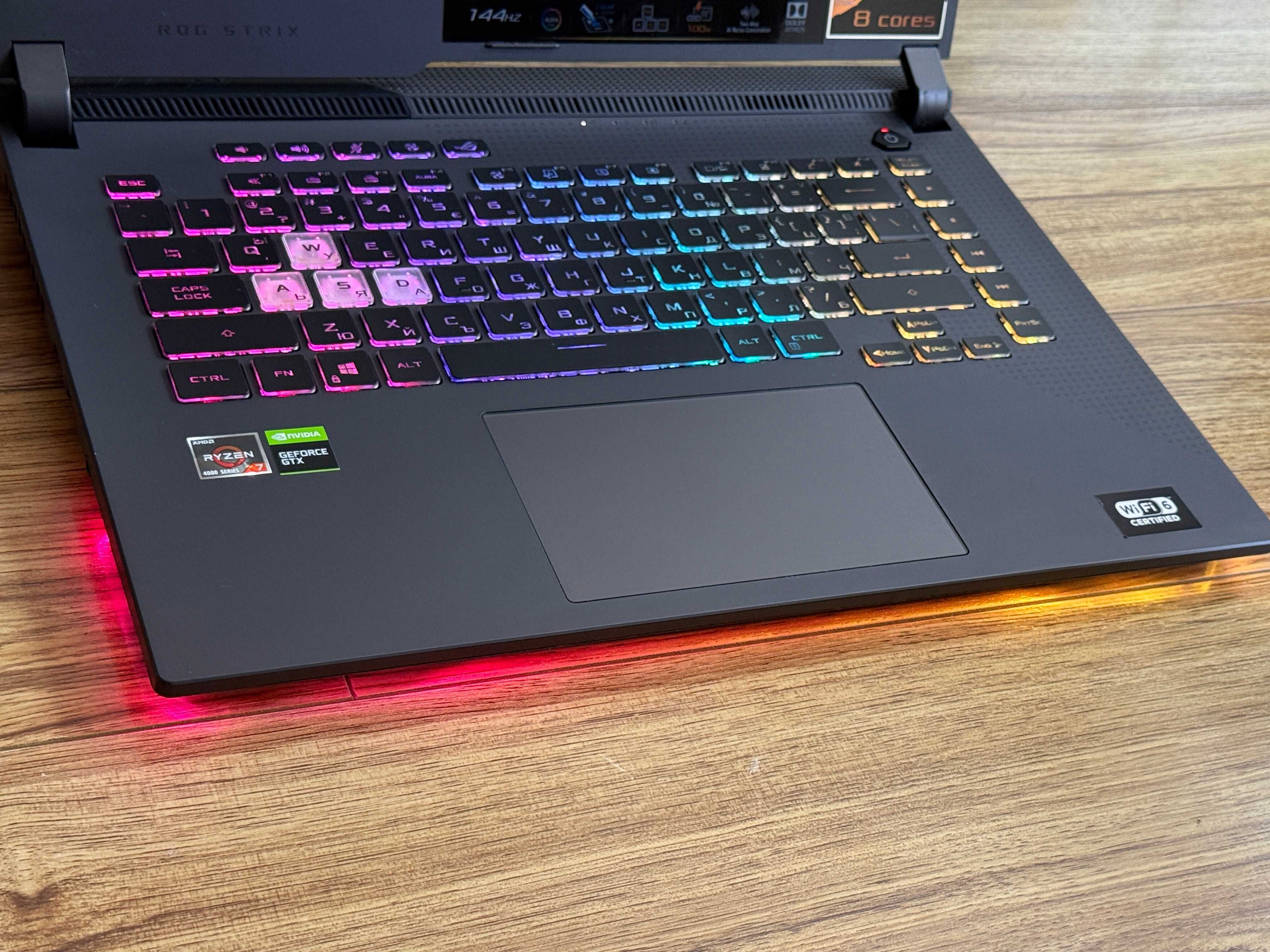 144Hz ROG Strix`Ryzen 7-4800H/32GB RAM/512GB SSD/GTX 1650/RGB