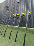 SET 4 Lansete FL FLX Carp 3.90 3.75Lbs + 4 Mulinete PRO FLX 14000 Mo