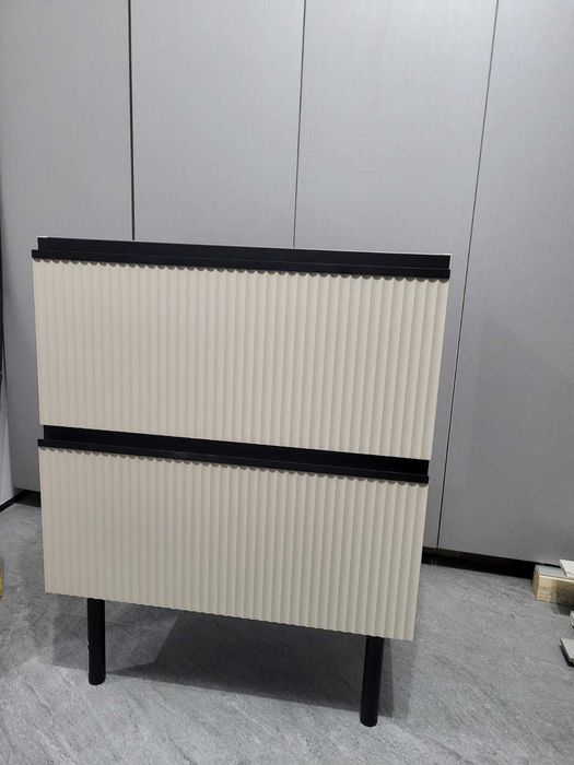 Baza pentru lavoar cu sertare Sensea Studio, 60 x 59 x 48 cm, bej
