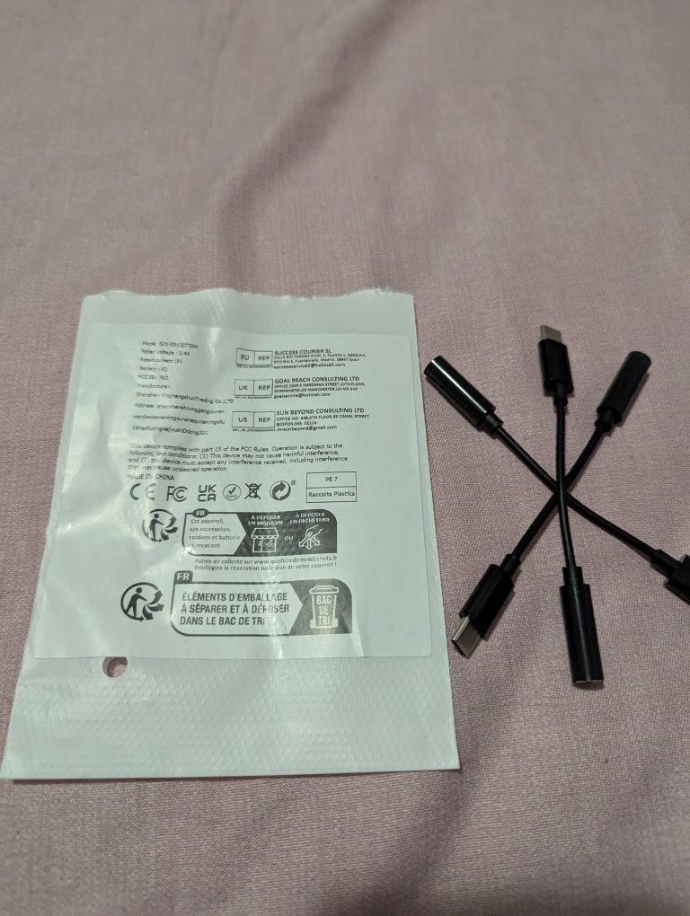 Adaptor jack la usb c