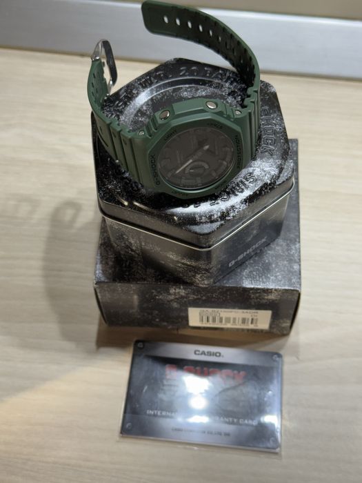 CEAS CASIO G-SHOCK VERDE GA-B2100 model deosebit, NOU
