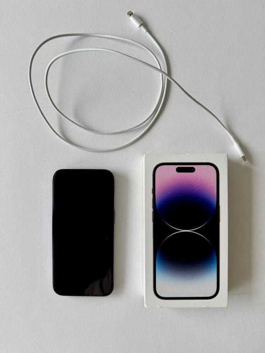 Vând iPhone 14 Pro, 128 GB, mov, stare foarte bună