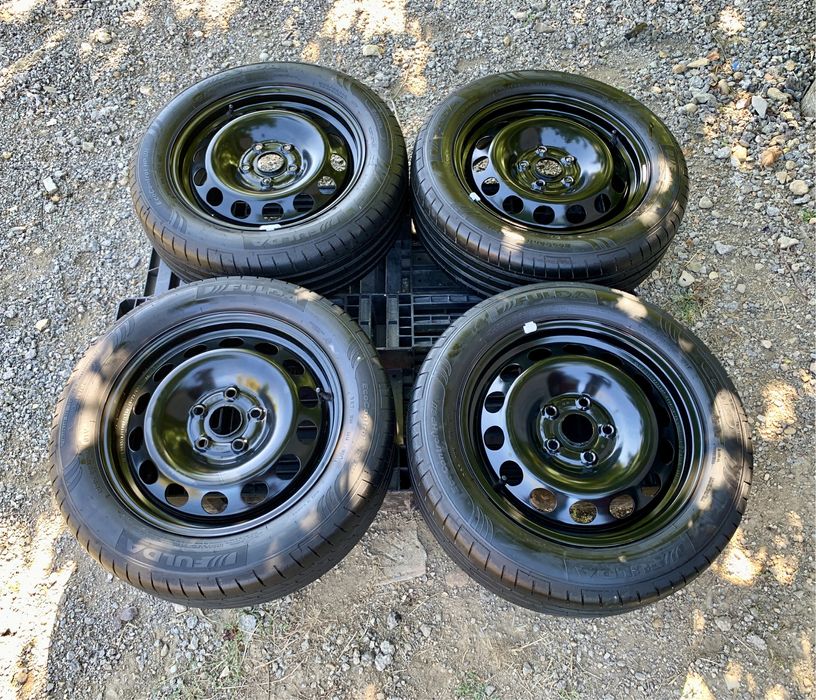Джанти 16" ET50+НОВИ ГУМИ DOT1624 FULDA 205/55/16-Vw,Audi,Seat,Skoda
