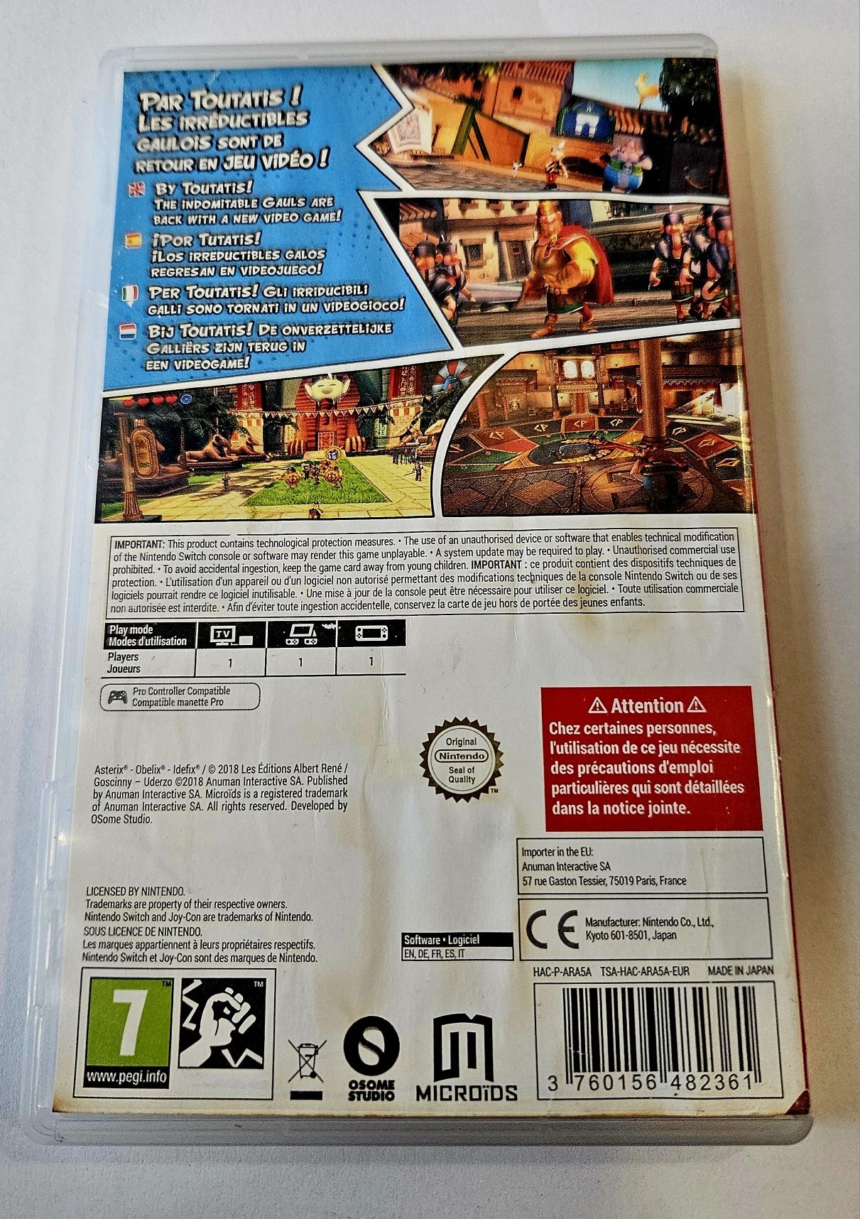 Игра за Nintendo switch Asterix & Obelix XXL2