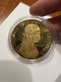 Златна монета Австрийски 4 Дуката 1915г. Франц Йосиф I